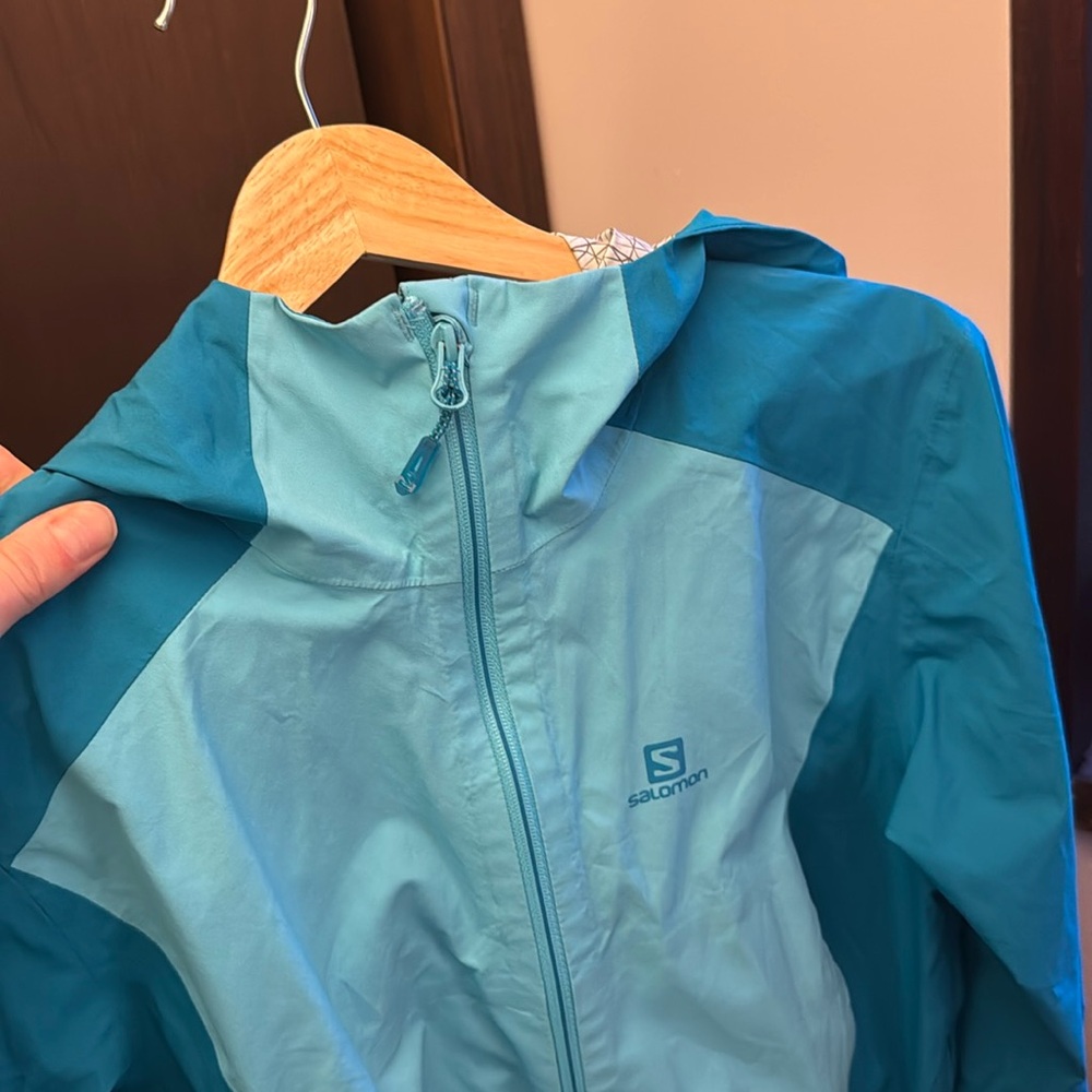 Salomon Blue Hooded Jacket